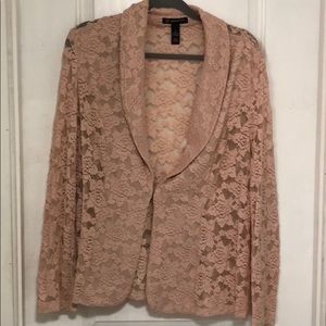 INC lace blazer